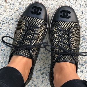 NEW Bronze Chanel Sneakers